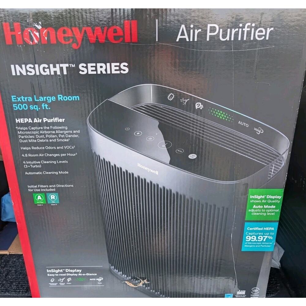 Honeywell HPA5300B Insight Series HEPA Air Purifier 500 Sq Ft New Sealed